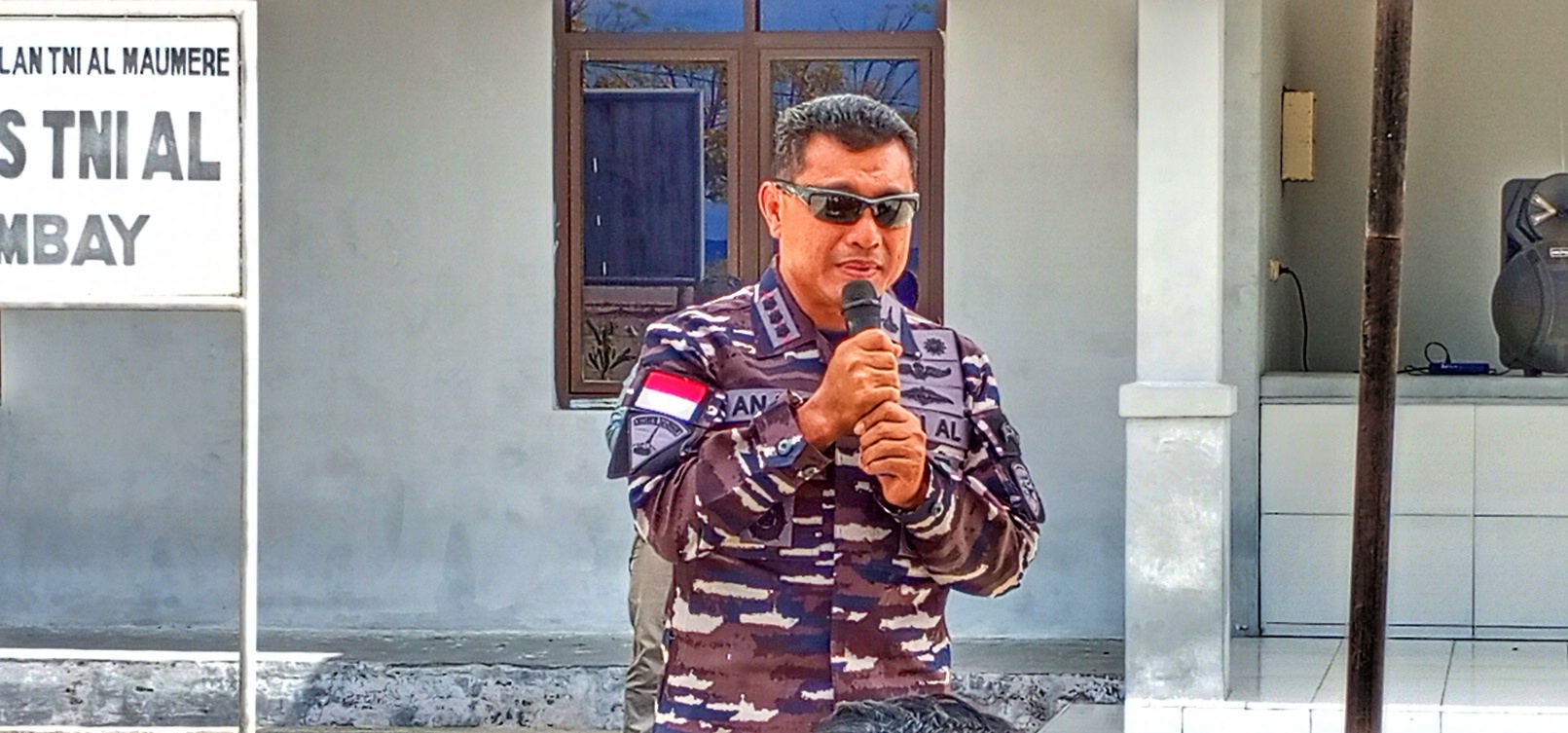 Komandan Lanal Maumere Lakukan Kunjungan Kerja ke Pos TNI AL Mbay