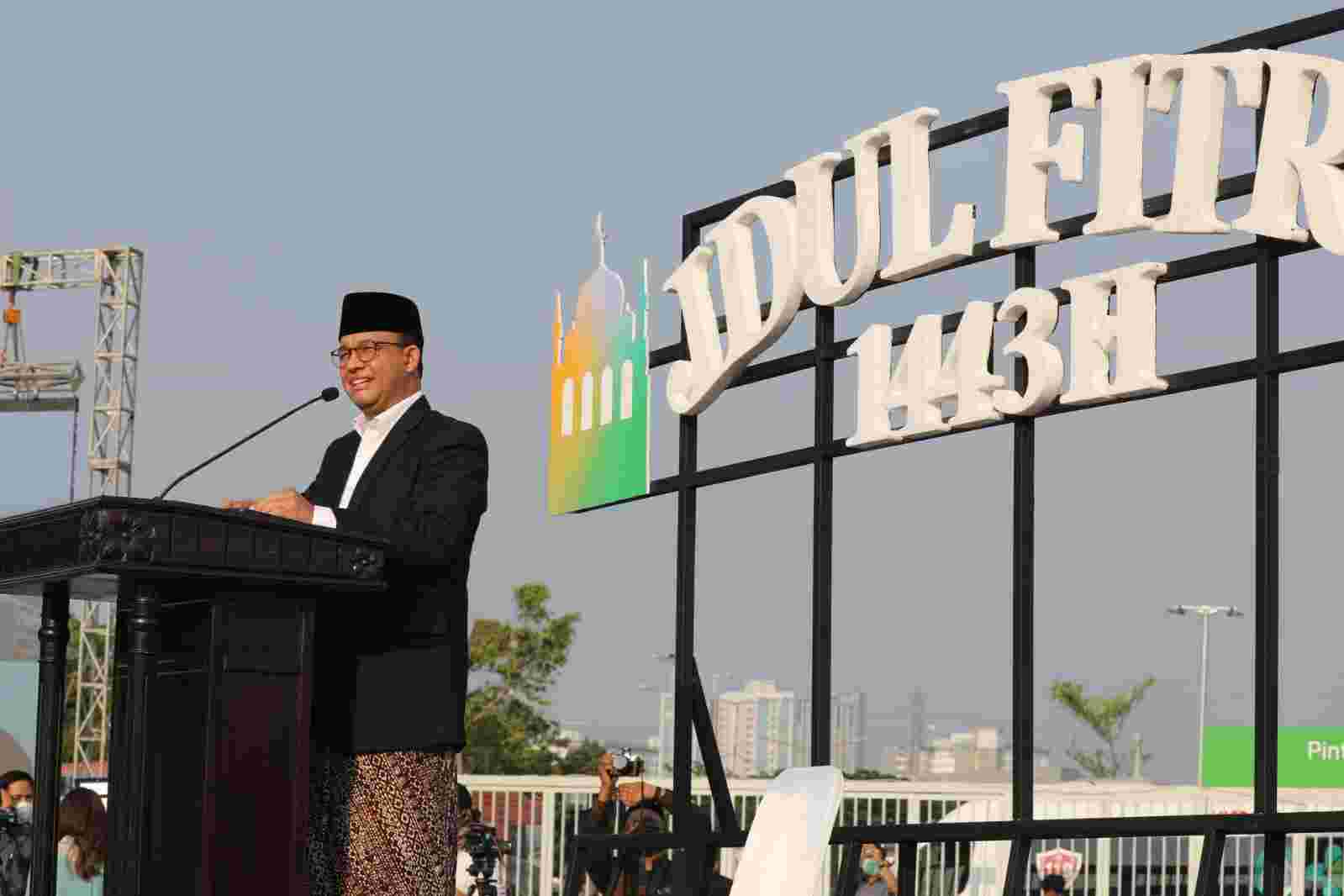 Anies Salat Ied di JIS, Kali Pertama Dilaksanakan