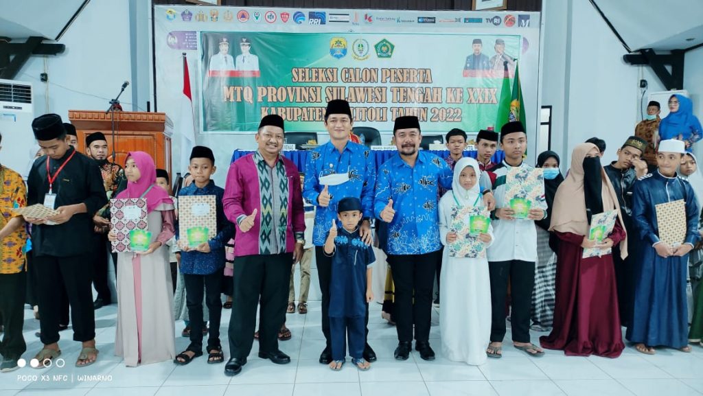 Wabup Tolitoli Kukuhkan Pengurus LPTQ, Sekaligus Menutup Kegiatan PPSCP MTQ Tingkat Provinsi Sulteng 2022 3 IMG 20220329 WA0025
