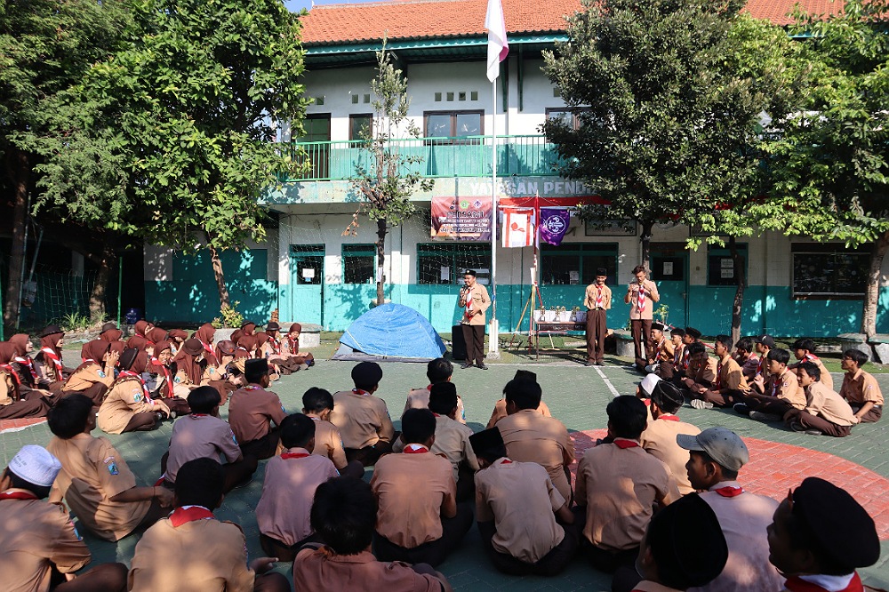 Persami SMP Miftahul Ulum Rungkut Tengah Surabaya Tumbuhkan Kemandirian Siswa
