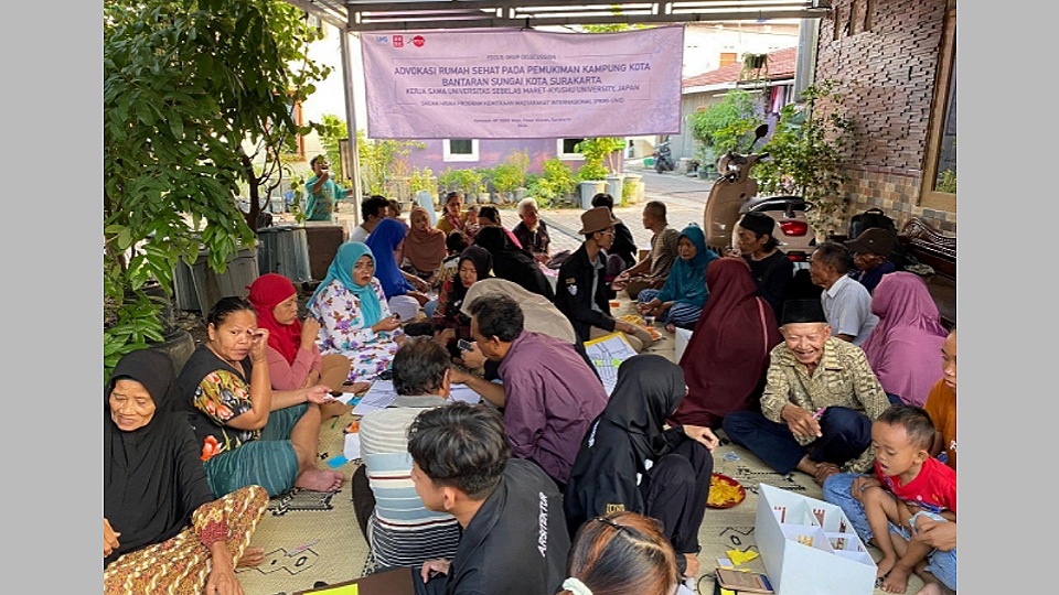 Advokasi Rumah Sehat Pada Pemukiman  Bantaran Sungai Bengawan Solo