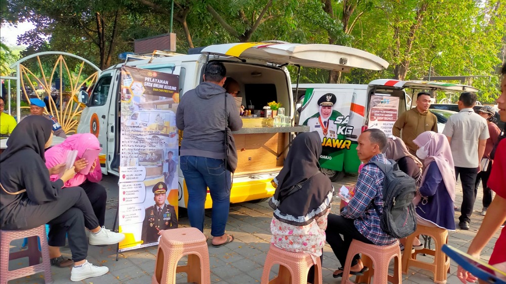 Minggu Pagi, Urus SKCK Tetap Terlayani