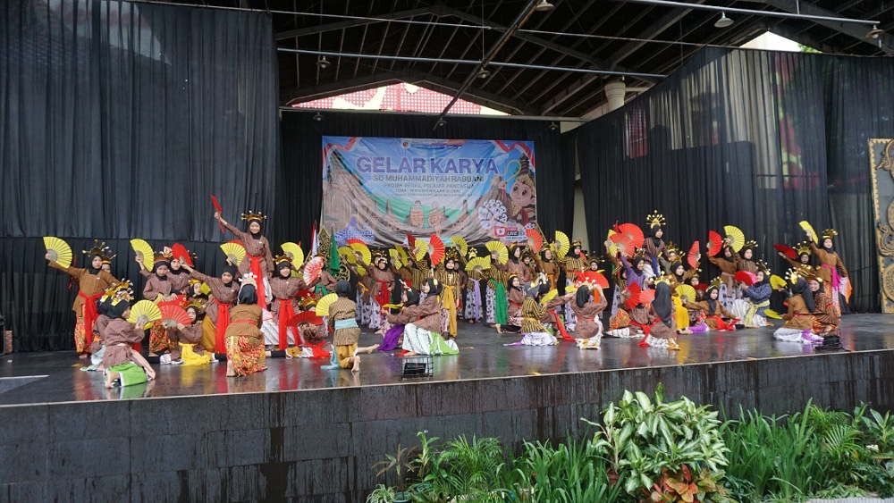 Tingkatkan Semangat Kebhinekaan, SD Muhammadiyah Rabbani Klaten Gelar Karya P5 