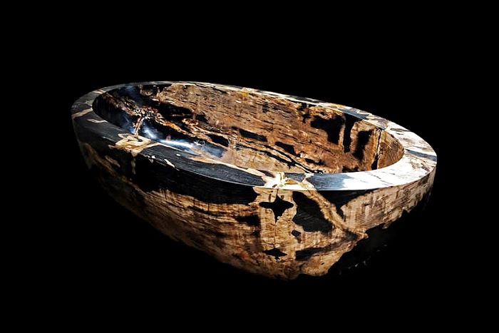 Bathtub Fosil Kayu dari Indonesia, Termahal di Dunia