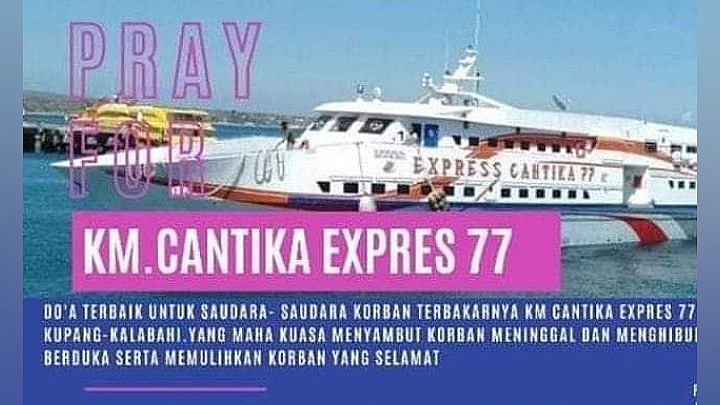 20 Orang Penumpang KM Cantika Ekspress 77 Belum Ditemukan
