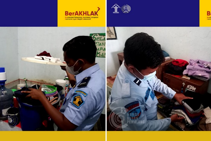 Pastikan Zero Halinar, Rutan Pemalang Rutin Laksanakan Penggeledahan Kamar Hunian 2
